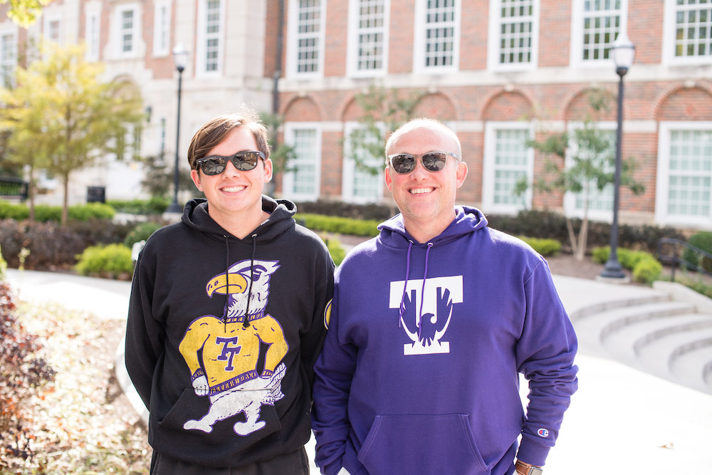 Golden Eagle family enjoying time on Tennessee Tech’s campus